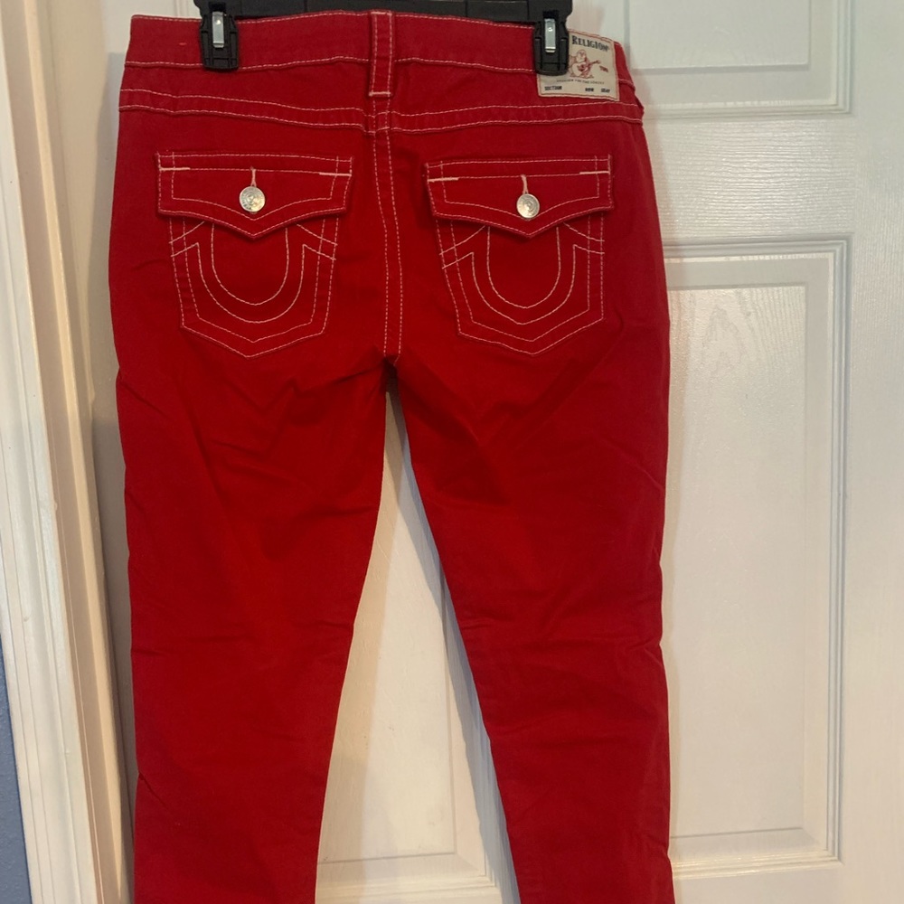 Red True Religion women pants